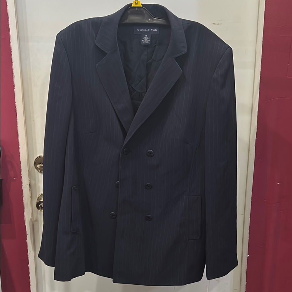 *Preston&York Men's Black Blazer